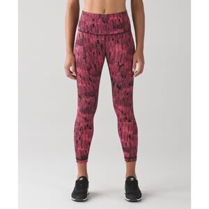 Lululemon High Times Pant Black Pink Sz 8